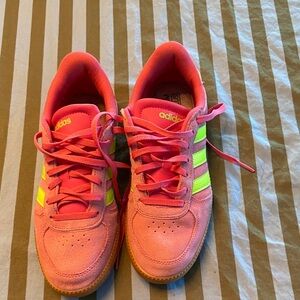 Adidas  Neon Pink and Lime Sneakers